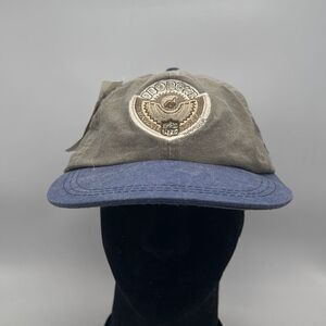 Vintage‎ NFL ProBowl Hawaii 1996 Brown Blue Buckle Strap Logo Athletic Cap NWT